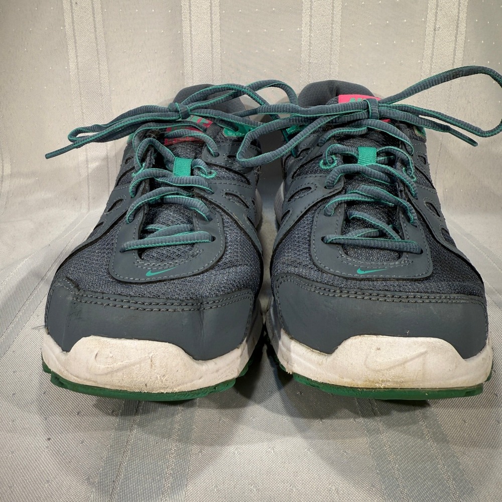 Nike Revolution 2 Running Shoes Womens‎ 9.5 Gray Pink Green 554902-409 - Picture 3 of 8